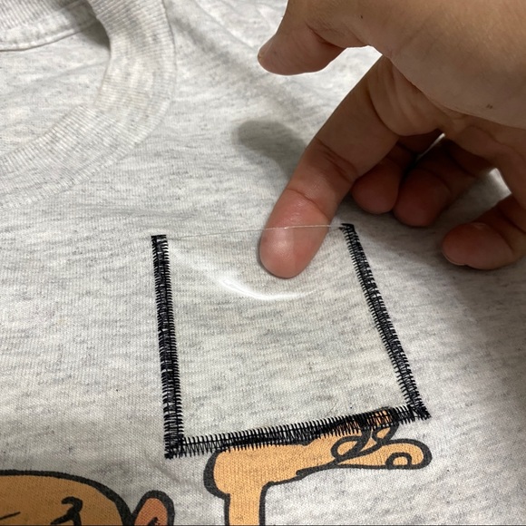 Vintage REDDI EDDI Condom Holder T-Shirt 90’s Funny Graphic Adult XL Gray - Picture 5 of 8